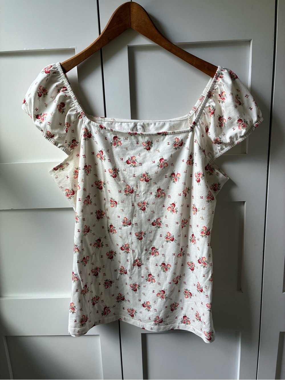 Maurices Floral Cottagecore Square Neck Top Size XL